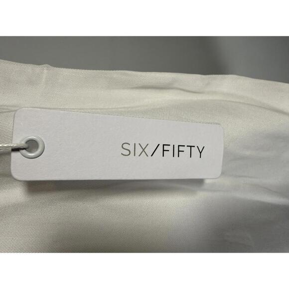 NWT Six/Fifty White Short Sleeve Pocket Top Button Back Blouse Size XS - Picture 5 of 7